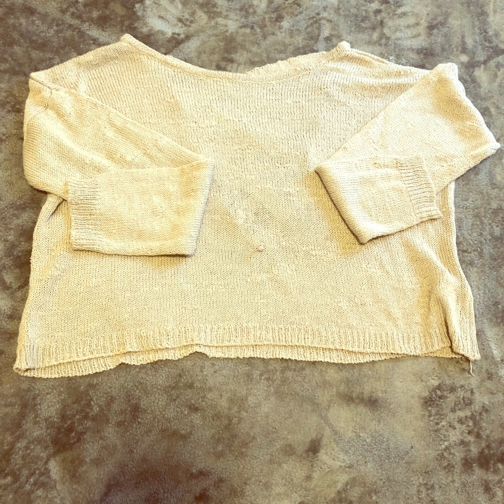 Tan Half Sweater